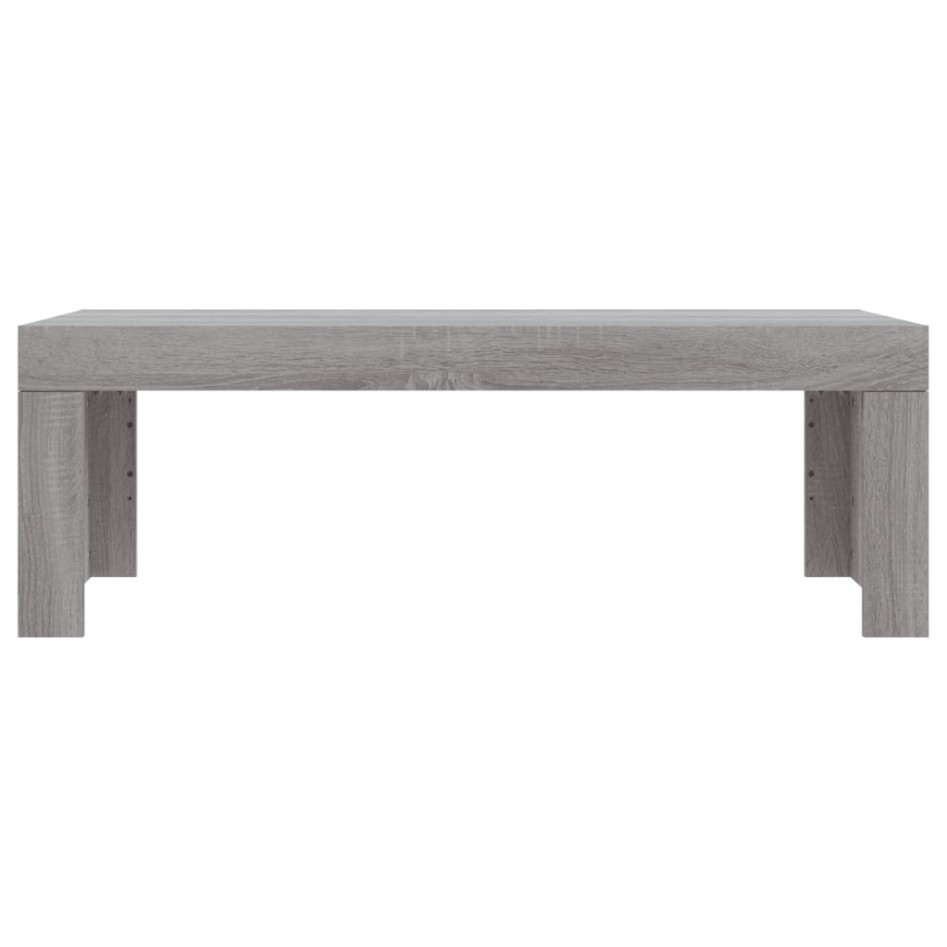 Mesa de centro madera de ingeniería gris Sonoma 102x50x36