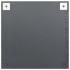 Espejos de pared cuadrados 2 unidades vidrio 40x40