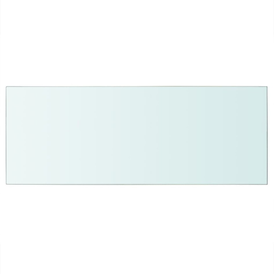 Estantes 2 unidades panel de vidrio transparente 60x25