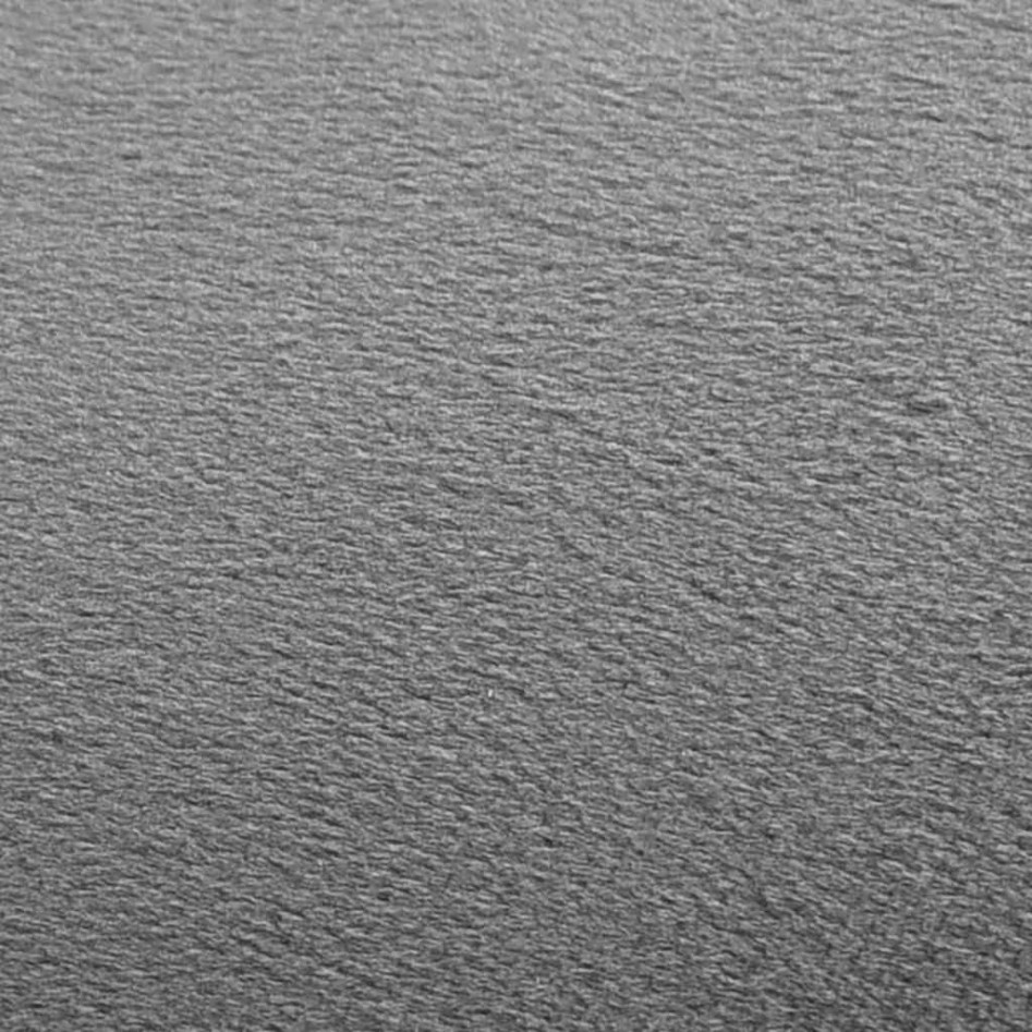 Taburete de terciopelo gris oscuro y