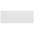 Mesitas noche flotante 2 uds contrachapada blanco 40x30x15
