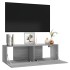 Mueble para TV madera contrachapada gris Sonoma 100x30x30