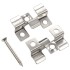 Clips de plataforma 100 uds y 200 tornillos de acero