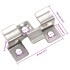 Clips de plataforma 100 uds y 200 tornillos de acero
