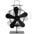 Ventilador de estufa accionado por calor 5 aspas