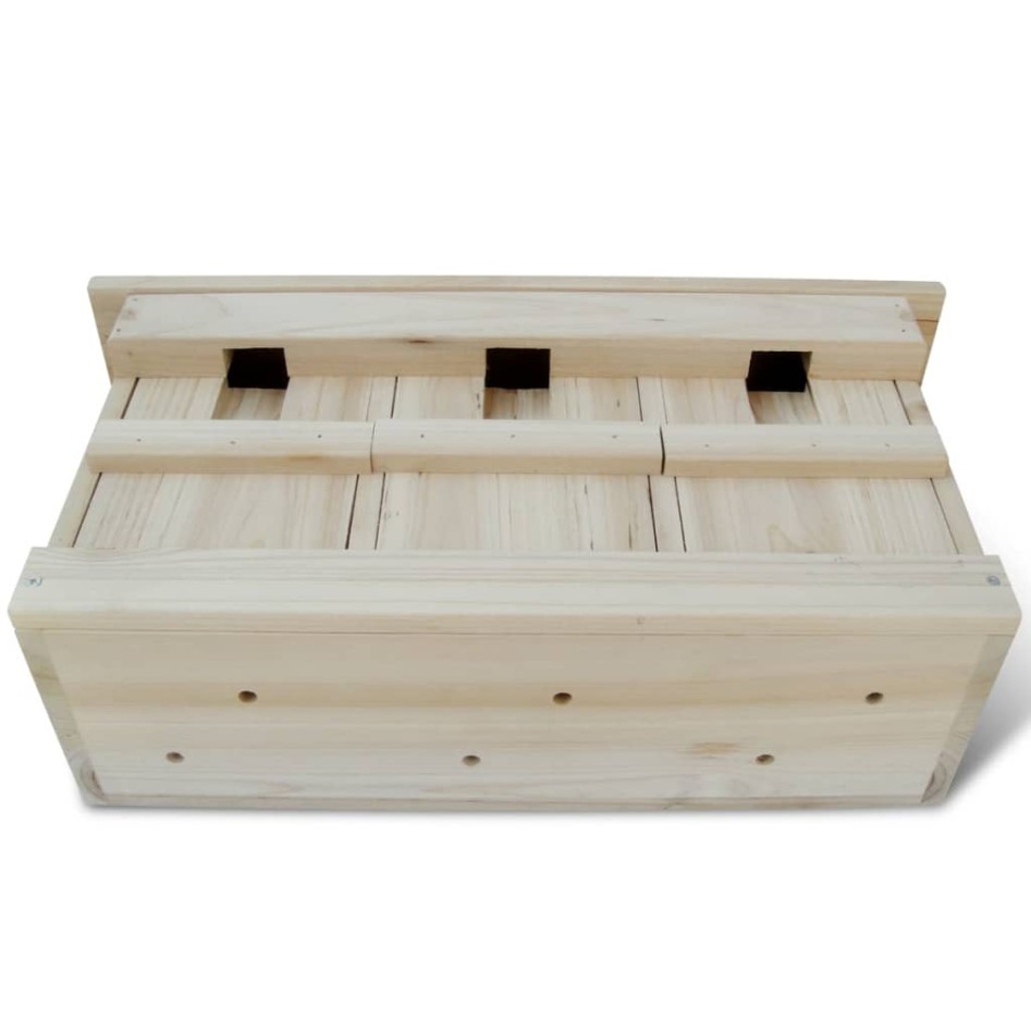 Caja nido para gorriones, 44 x 15,5 x 21,5