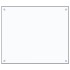 Protector contra salpicaduras cocina vidrio templado 70x60