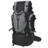 Mochila de senderismo XXL negro y gris 75