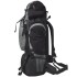Mochila de senderismo XXL negro y gris 75
