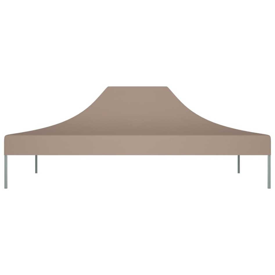 Techo de carpa para celebraciones gris taupe 4x3 m 270