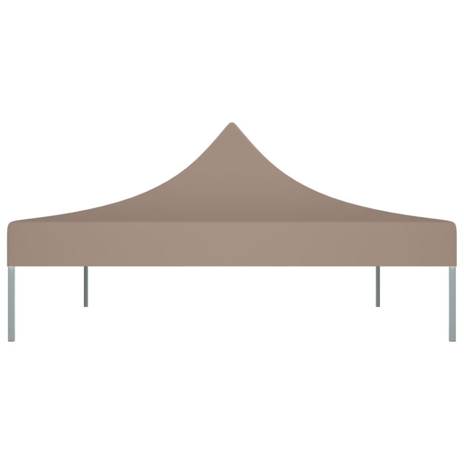 Techo de carpa para celebraciones gris taupe 4x3 m 270