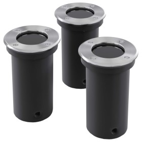 Focos LED empotrables de suelo de jardín redondos 3