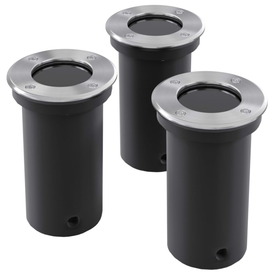 Focos LED empotrables de suelo de jardín redondos 3