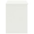 Mesita de noche madera maciza de mango blanco 35x30x40