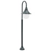 Farola de jardín aluminio verde oscuro E27 120 cm