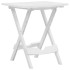 Mesa de jardín plegable blanco 45,5x38,5x50