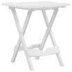 Mesa de jardín plegable blanco 45,5x38,5x50 cm