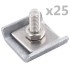 Conector de enrejado 25 sets