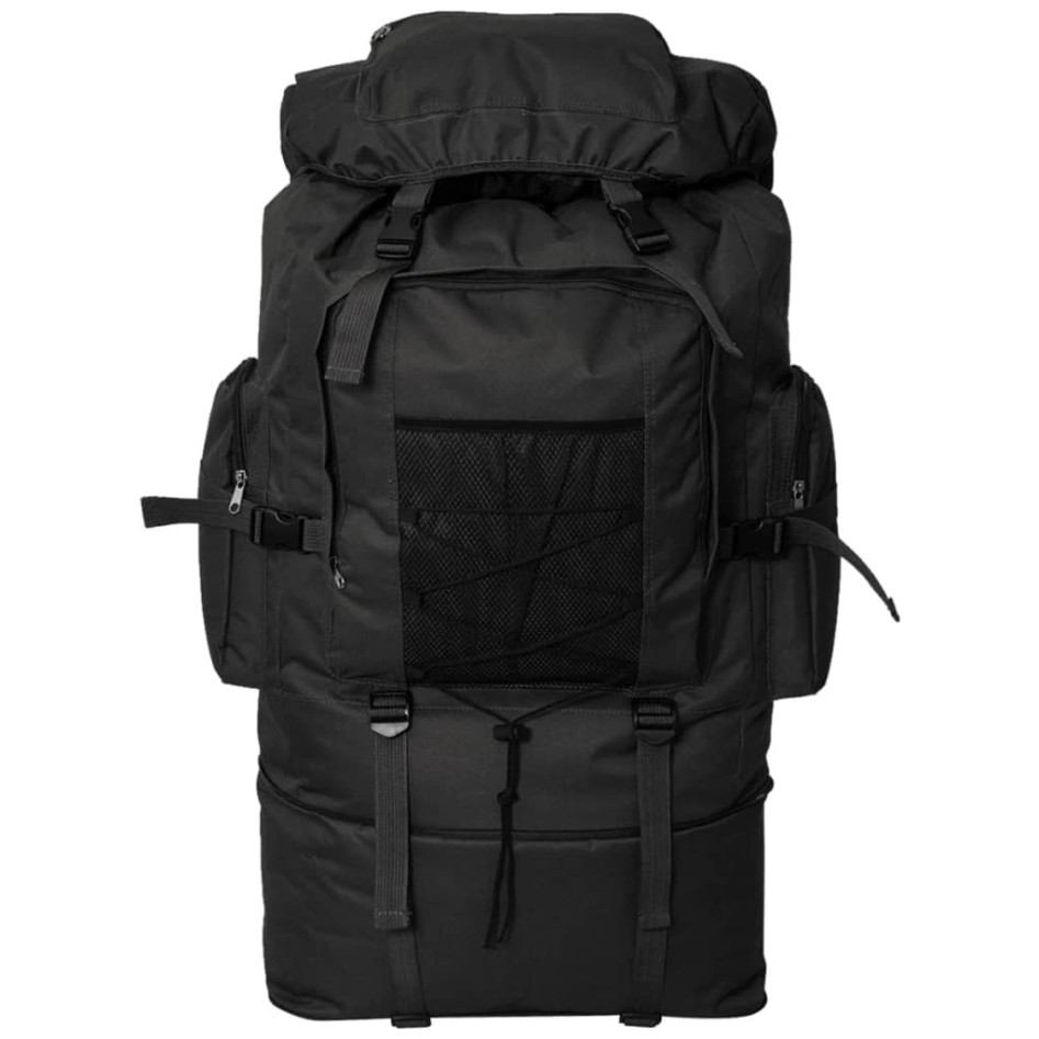 Mochila estilo ejército XXL negro 100
