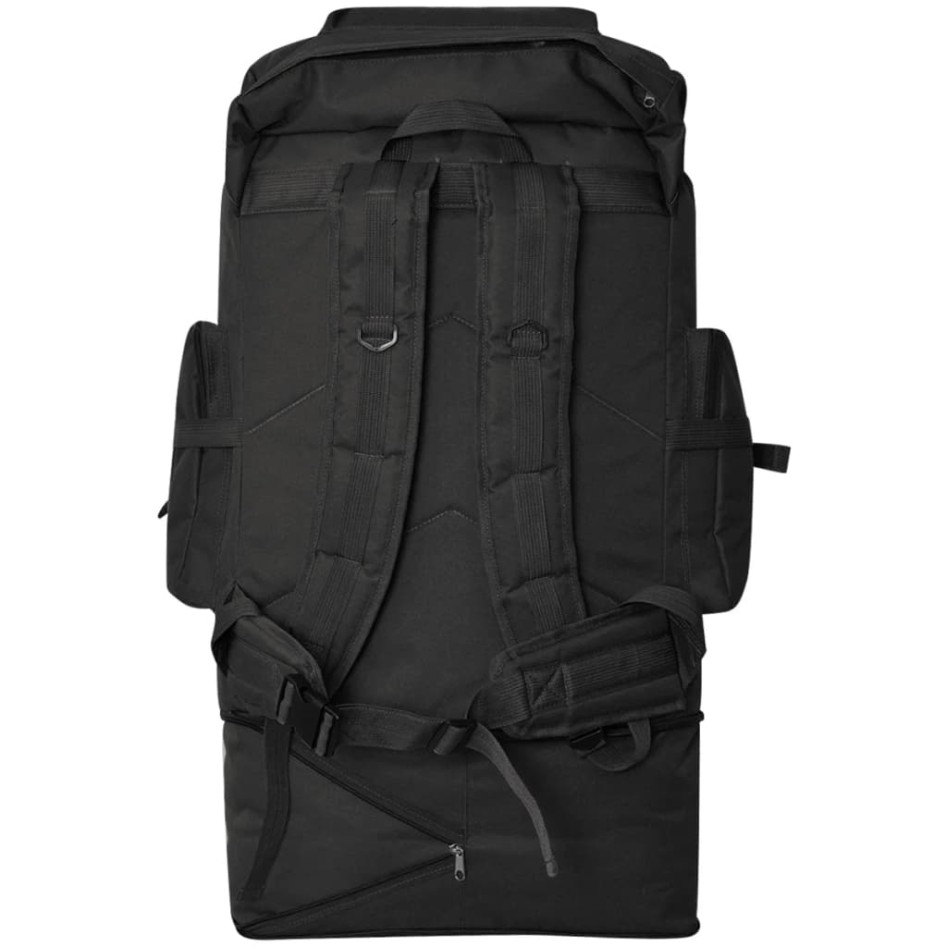 Mochila estilo ejército XXL negro 100