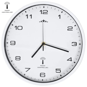 Reloj de pared radiocontrol movimiento de cuarzo 31 cm