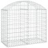 Cesta de gaviones forma arco hierro galvanizado