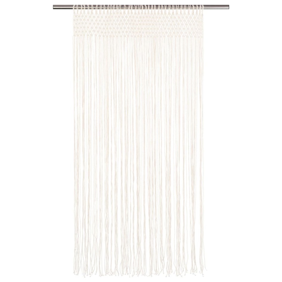 Cortina de macramé algodón 140x240