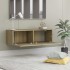 Mueble para TV madera contrachapada color roble 100x30x30