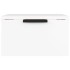 Mesitas de noche de pared 2 uds blanco 34x30x20