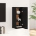 Armario de pared madera de ingeniería negro 35x34x90