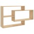 Estantes pared madera contrachapada color roble 104x20x58,5