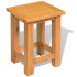 Mesa auxiliar de madera maciza de roble 27x24x37