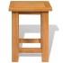 Mesa auxiliar de madera maciza de roble 27x24x37