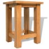 Mesa auxiliar de madera maciza de roble 27x24x37