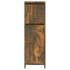 Armario de baño madera contrachapada roble ahumado 30x30x95