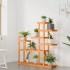 Soporte para flores de madera maciza abeto 110x25x111