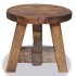 Taburete de madera maciza de