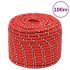 Cuerda de barco polipropileno rojo 12 mm 100