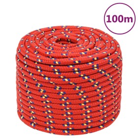 Cuerda de barco polipropileno rojo 12 mm 100