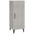 Aparador de madera contrachapada gris hormigón 34,5x34x90