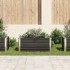 Arriate de acero galvanizado gris antracita 100x40x45