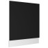 Panel para lavavajillas madera contrachapada negro 59,5x3x67