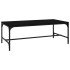 Mesa de centro de madera contrachapada negro 100x50x35