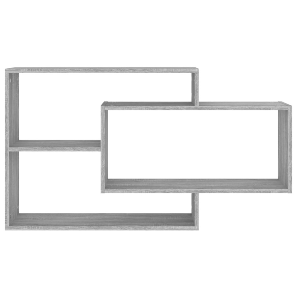 Estante de pared madera ingeniería gris Sonoma 104x20x58,5
