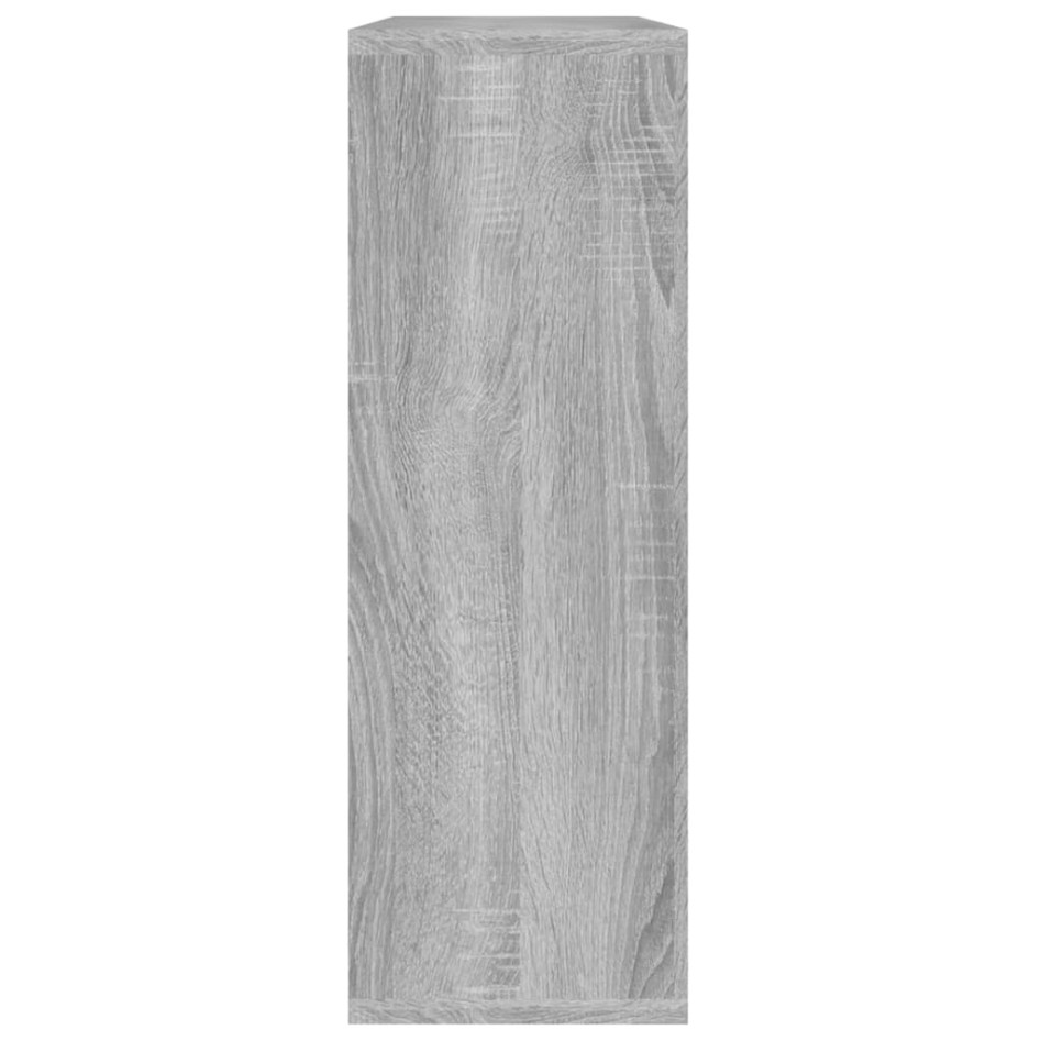 Estante de pared madera ingeniería gris Sonoma 104x20x58,5
