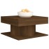 Mesa de centro madera de ingeniería roble marrón 57x57x30