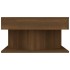 Mesa de centro madera de ingeniería roble marrón 57x57x30