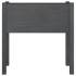 Jardinera de madera maciza de pino gris 70x31x70