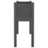 Jardinera de madera maciza de pino gris 70x31x70