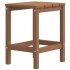 Mesa de jardín Adirondack HDPE marrón 38x38x46